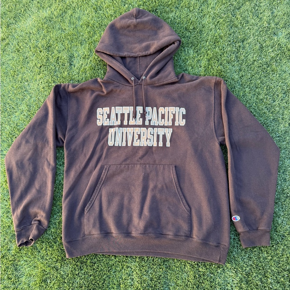 Champion Brown Athletic Hoodie